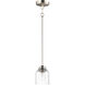 Acadia 1 Light 4.75 inch Satin Nickel Single Pendant Ceiling Light