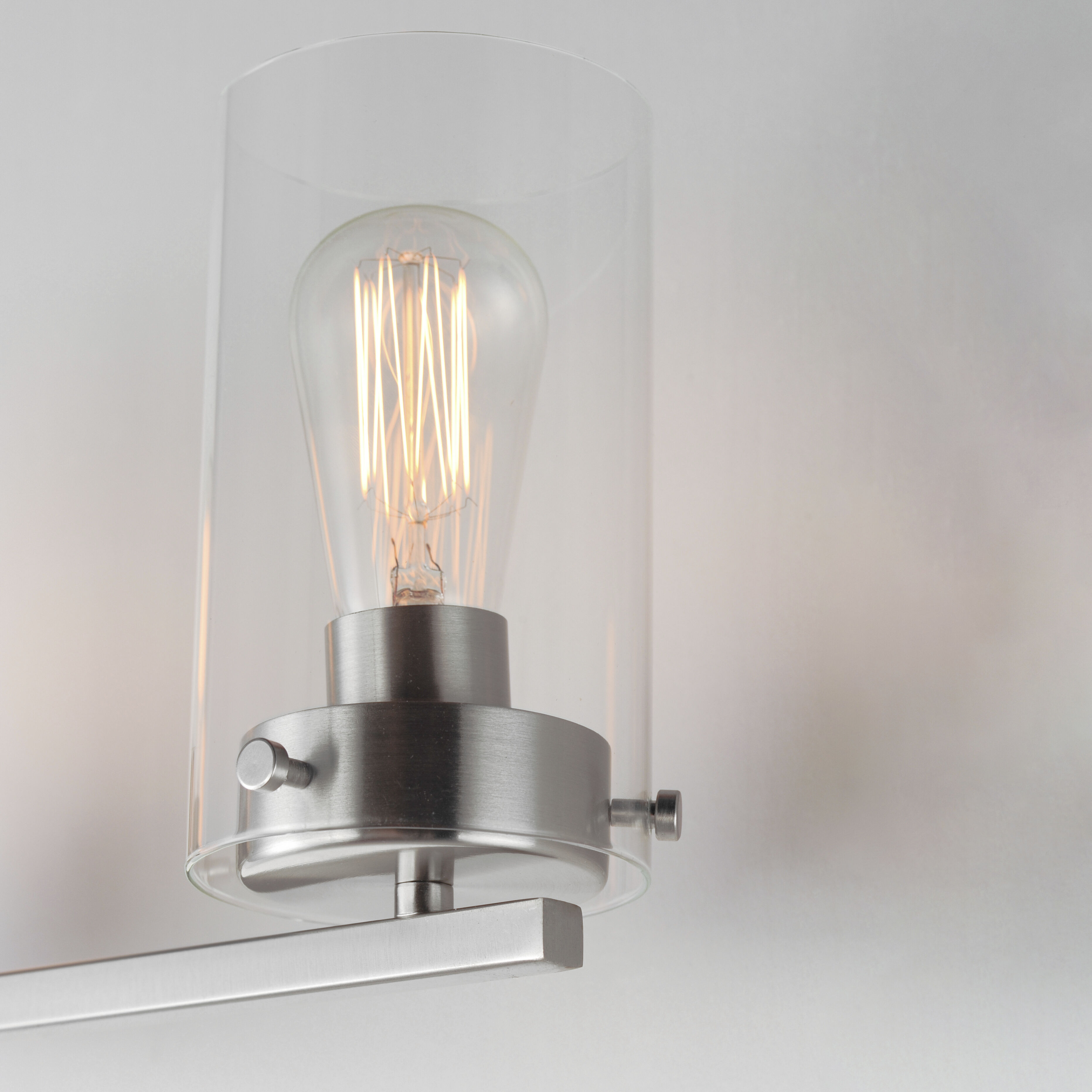 Pinn 4 Light 30 inch Satin Nickel Bath Vanity Wall Light