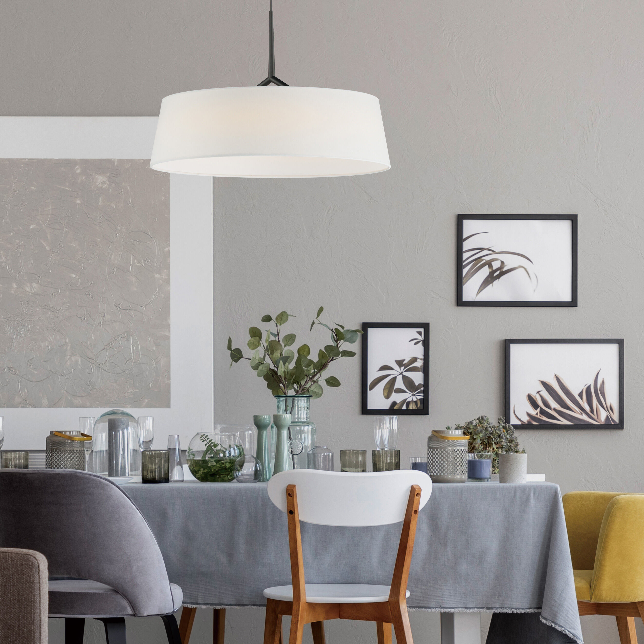 Paramount LED 21.25 inch Black Single Pendant Ceiling Light