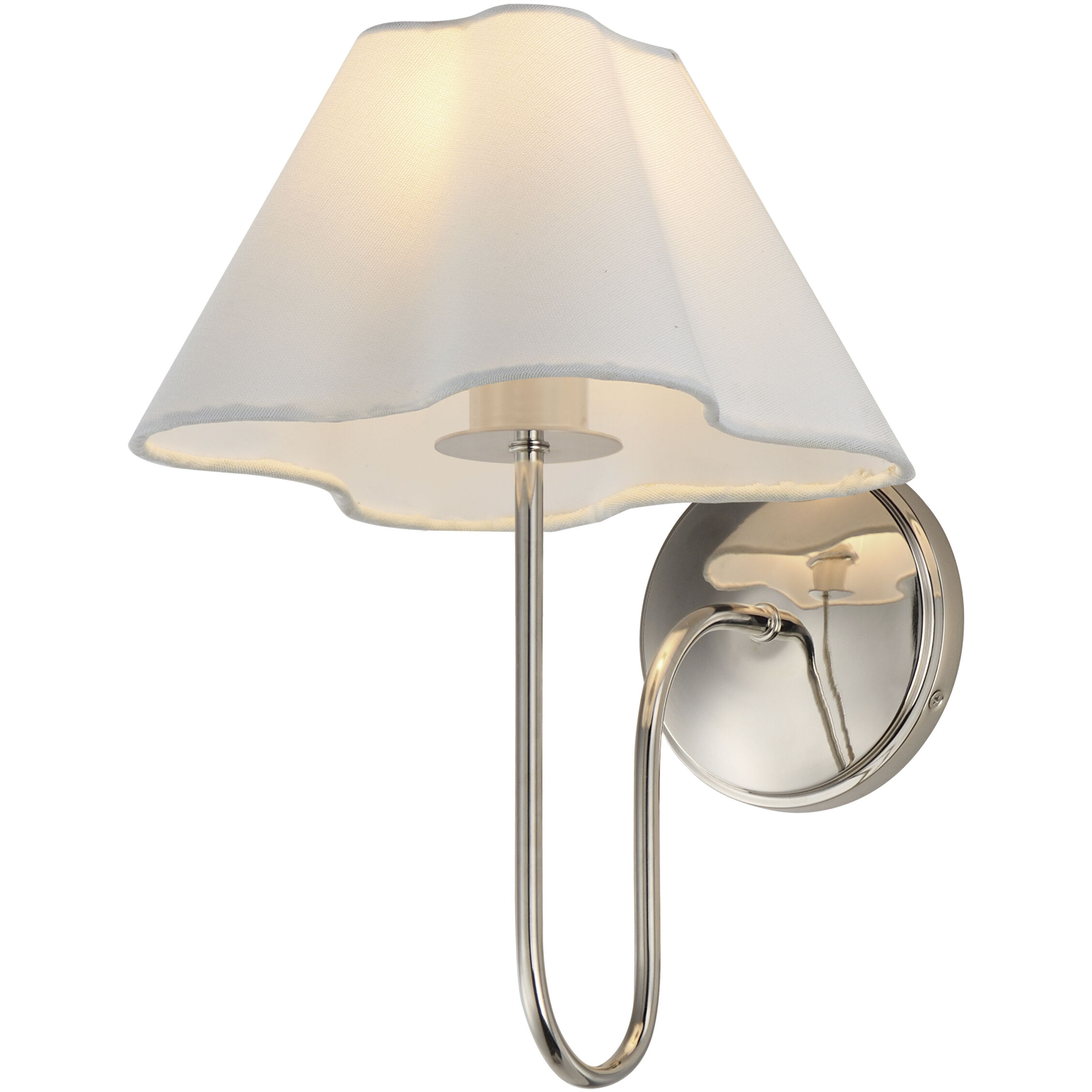 Saxon 1 Light 10.5 inch Polished Nickel Wall Sconce Wall Light
