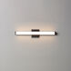 Spec LED 24 inch Black Bath Vanity Wall Light