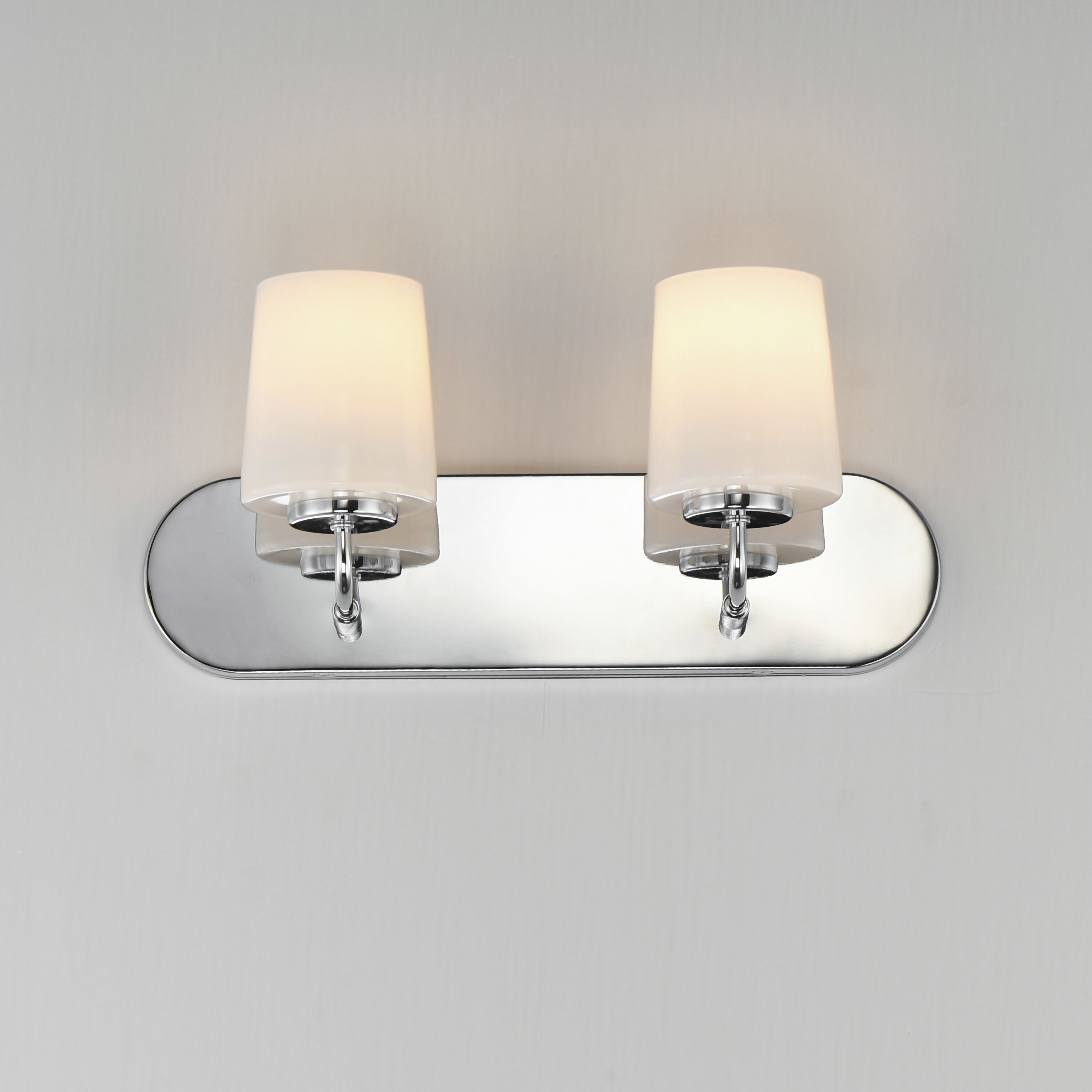 Durham 2 Light 18 inch Polished Chrome Bath Vanity Wall Light