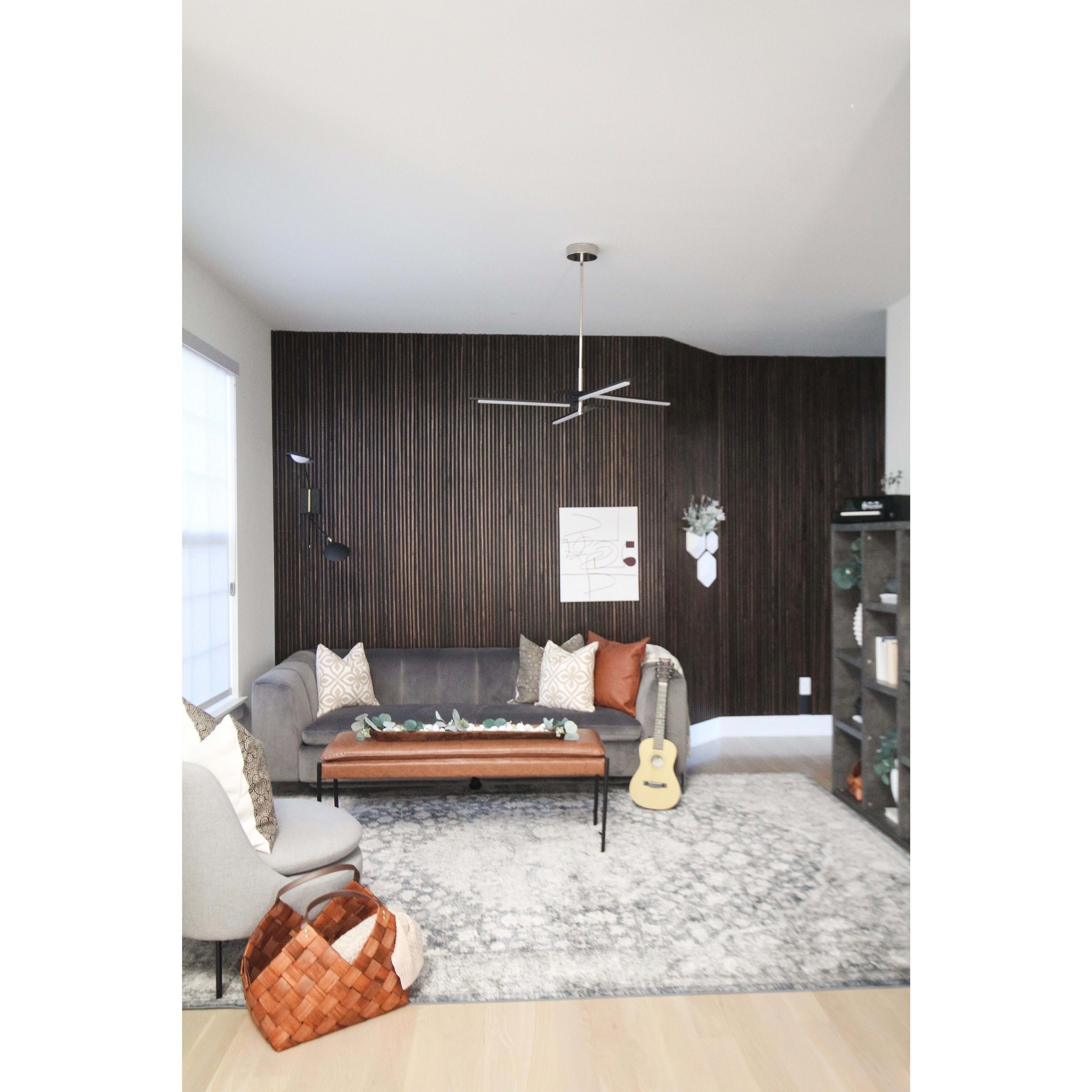 Scan LED 6 inch Black/Satin Brass Wall Sconce Wall Light