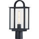 Manchester 17.75 inch 60 watt Black Outdoor Deck Lantern