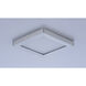 Wafer LED 4.5 inch Satin Nickel Flush Mount Ceiling Light