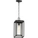 Cabana 1 Light 7 inch Black Outdoor Pendant
