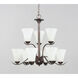 Vital 9 Light 26 inch Oil Rubbed Bronze Chandelier Ceiling Light