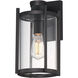 Belfry 1 Light 12 inch Black Outdoor Wall Mount