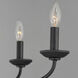 Logan 3 Light 15.5 inch Black Multi-Light Pendant Ceiling Light