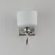 Bisque 1 Light 5.5 inch Polished Nickel Wall Sconce Wall Light