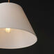 Dunbridge 1 Light 14 inch Weathered Brass Single Pendant Ceiling Light