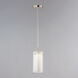 Duo LED 5 inch Satin Nickel Mini Pendant Ceiling Light