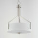 Dart 3 Light 16.75 inch Satin Nickel Entry Foyer Pendant Ceiling Light