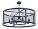 Palladium 5 Light 24.25 inch Black/Natural Aged Brass Chandelier Ceiling Light in MB ST64