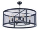 Palladium 5 Light 24 inch Black/Natural Aged Brass Chandelier Ceiling Light in MB ST64 Incandescent