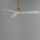 Vortex 52 inch Natural Aged Brass Indoor Ceiling Fan
