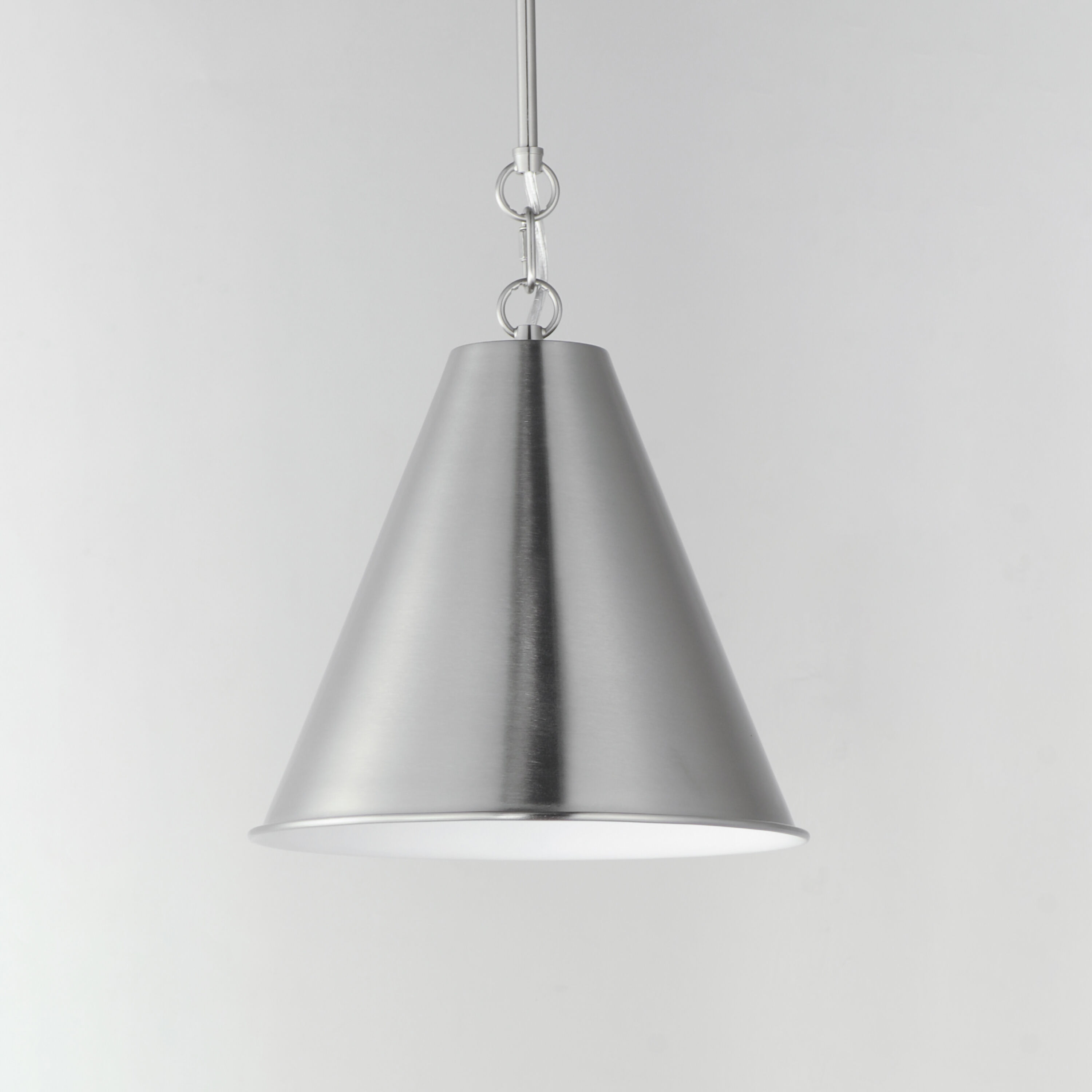 Veritas 1 Light 12 inch Satin Nickel Single Pendant Ceiling Light