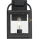 Bonham 1 Light 12 inch Black Outdoor Wall Mount