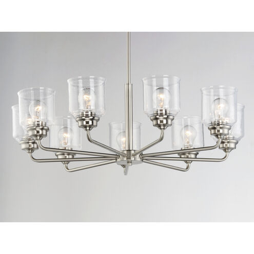 Acadia 8 Light 32 inch Satin Nickel Chandelier Ceiling Light