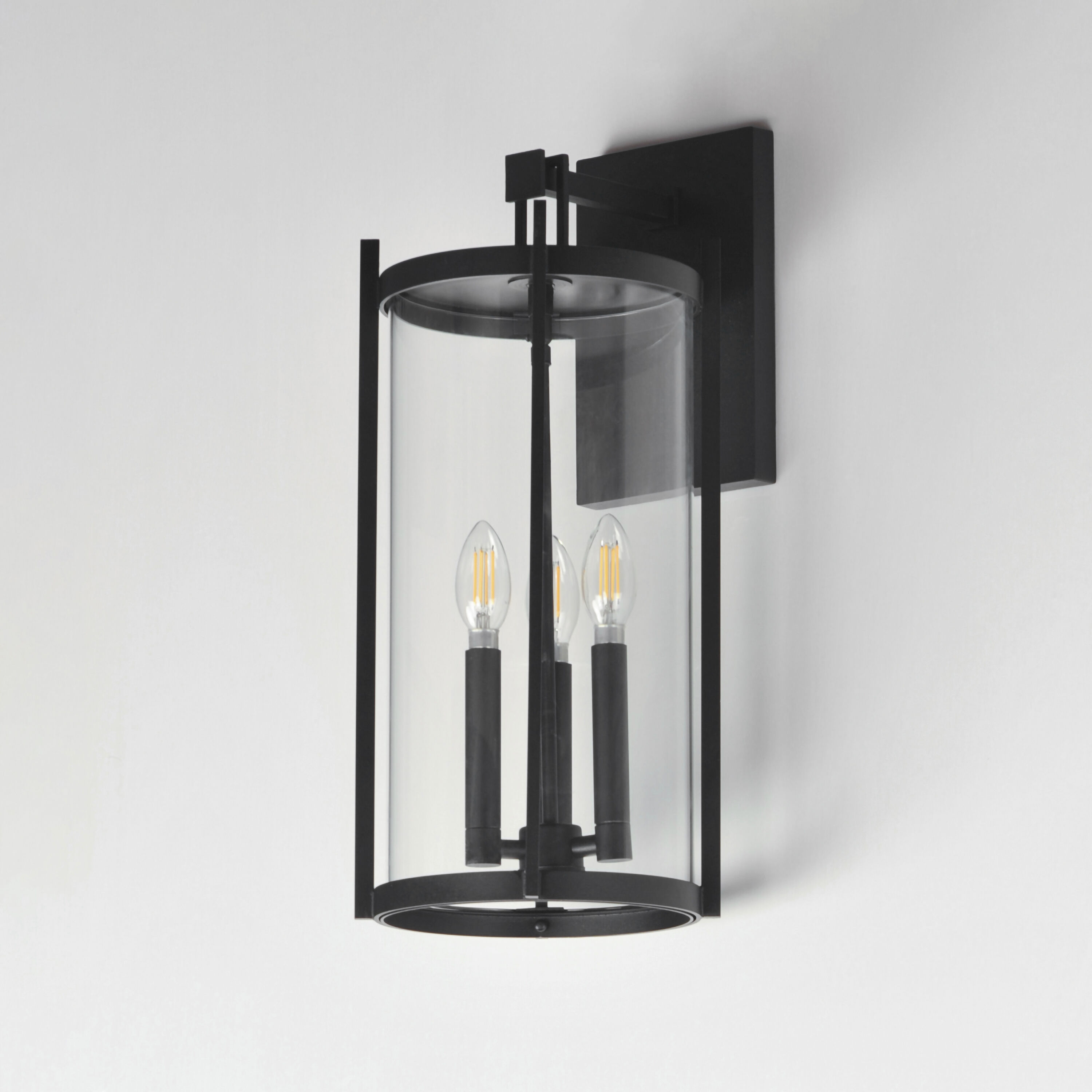 Belfry 3 Light 9 inch Black Outdoor Hanging Lantern