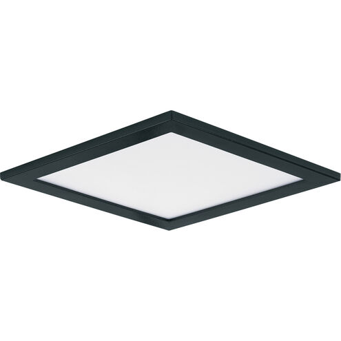 Wafer LED 6 inch Black Flush Mount Ceiling Light