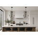 Paloma 3 Light 16 inch Anthracite Mini Pendant Ceiling Light