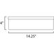 Franklin 2 Light 14.25 inch Driftwood and Black Flush Mount Ceiling Light