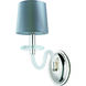 Venezia 1 Light 6 inch Polished Nickel Wall Sconce Wall Light