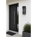Cascade LED 13.75 inch Black Outdoor Wall Mount