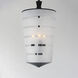 Copacabana 3 Light 9.5 inch Black Single Pendant Ceiling Light