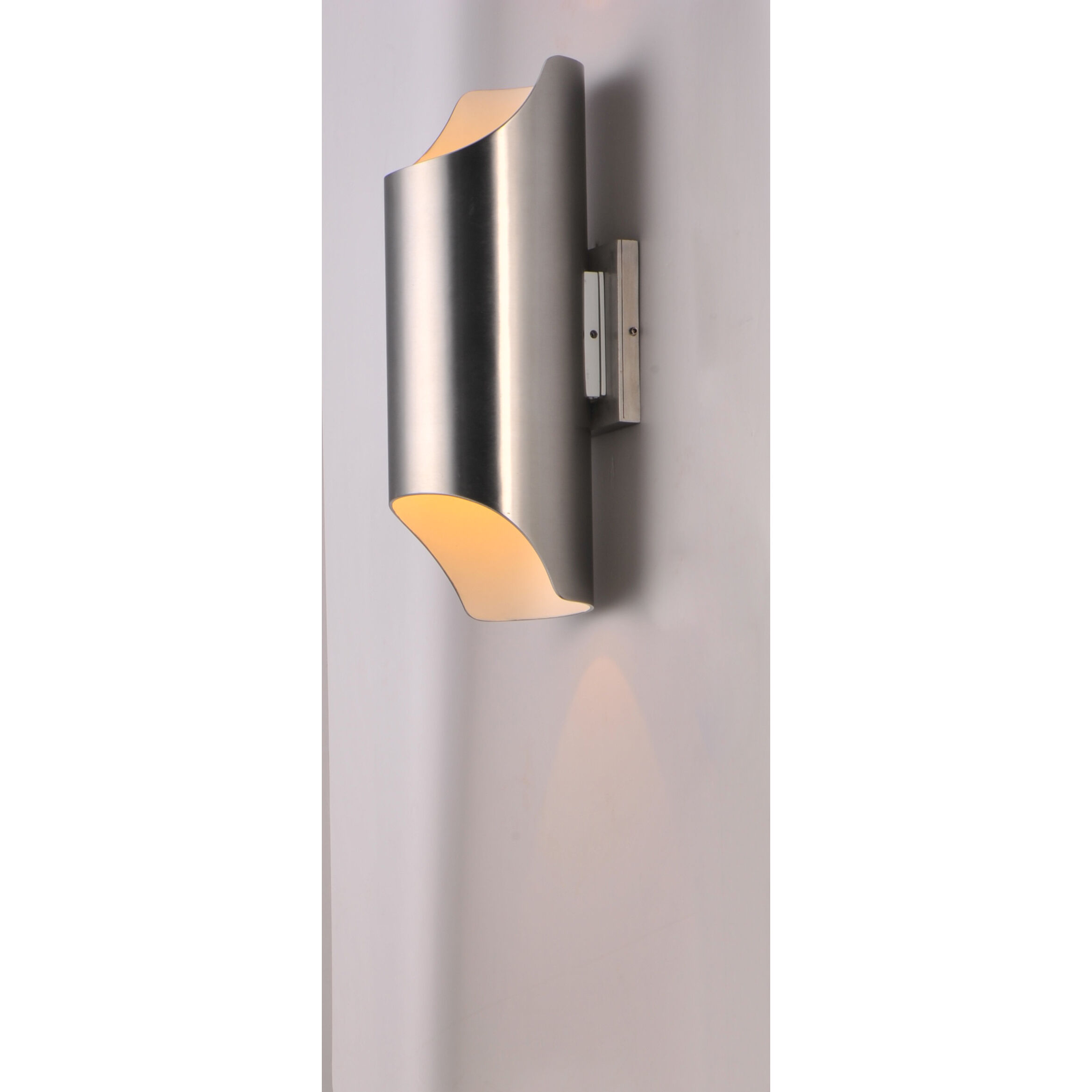 Lightray LED LED 13.75 inch Brushed Aluminum Outdoor Wall Sconce