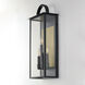 Manchester 3 Light 24 inch Black Outdoor Wall Mount