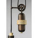 Tucson 1 Light 16 inch Oil Rubbed Bronze and Weathered Wood Single Pendant Ceiling Light