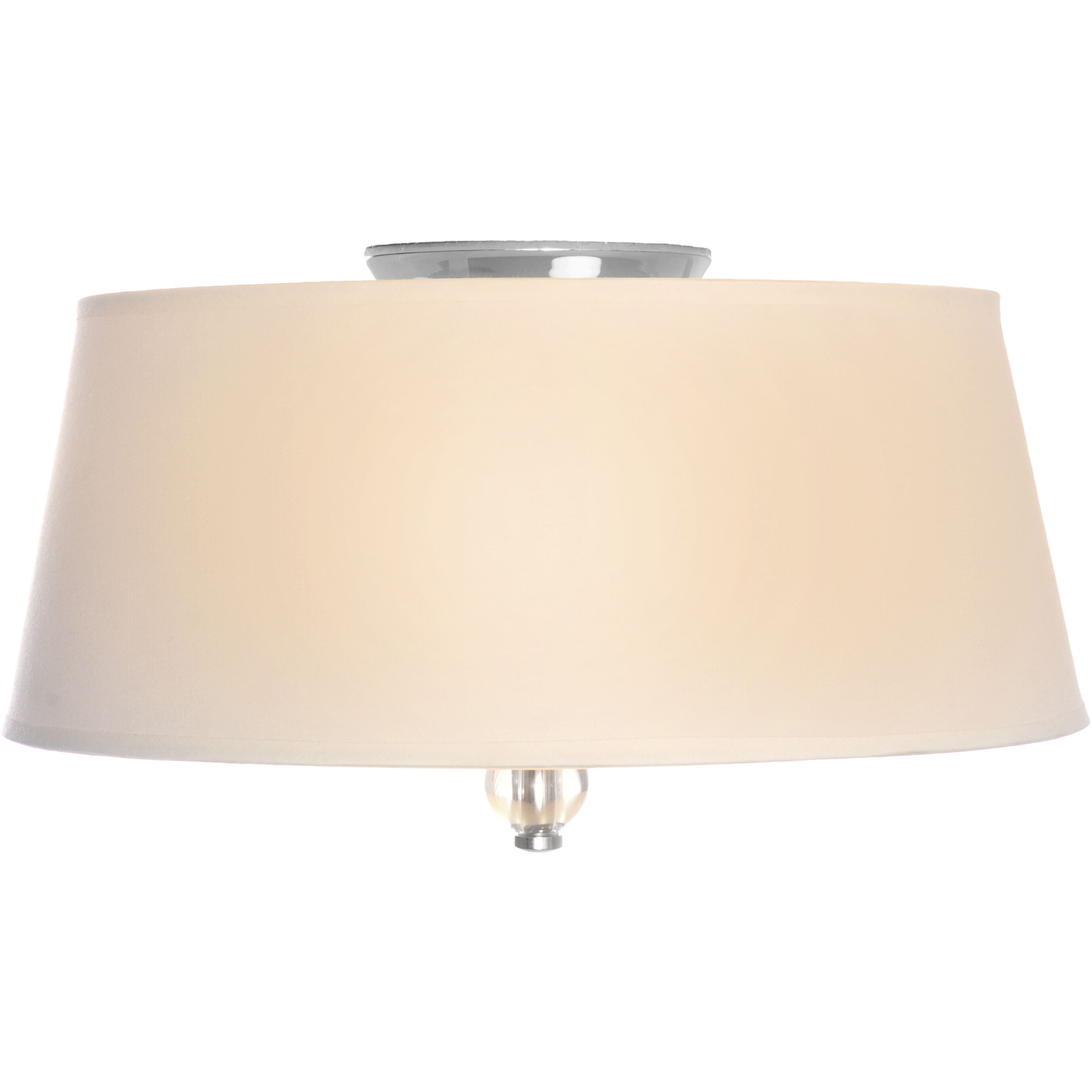 Rondo 3 Light 15 inch Polished Nickel Flush Mount Ceiling Light