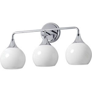 Neve 3 Light 22.5 inch Polished Chrome Bath Vanity Wall Light