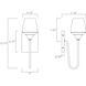 Goblet 1 Light 5 inch Natural Aged Brass Wall Sconce Wall Light