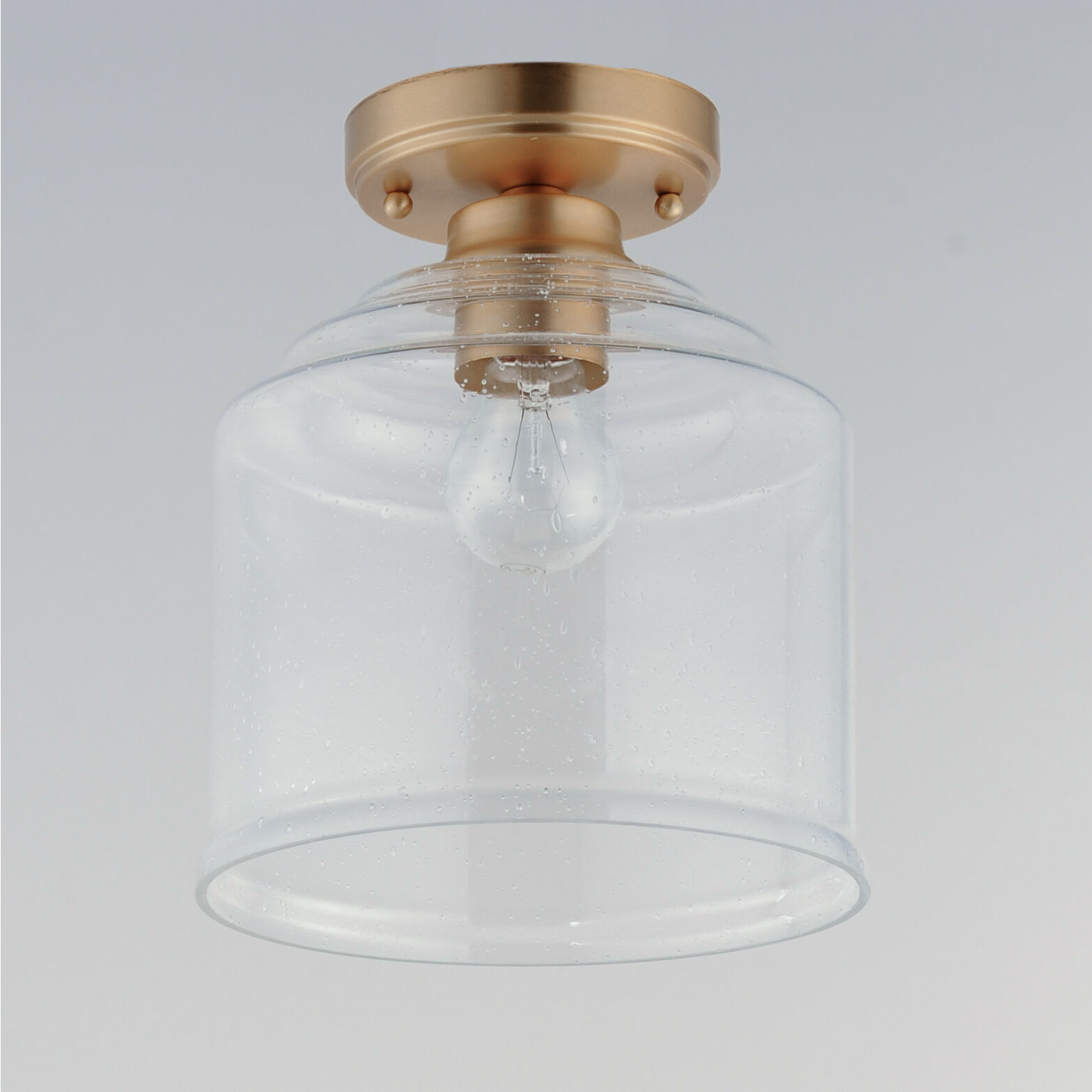 Acadia 1 Light 9 inch Heritage Semi-Flush Mount Ceiling Light