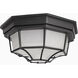 Crown Hill 2 Light 11 inch Black Outdoor Ceiling Mount