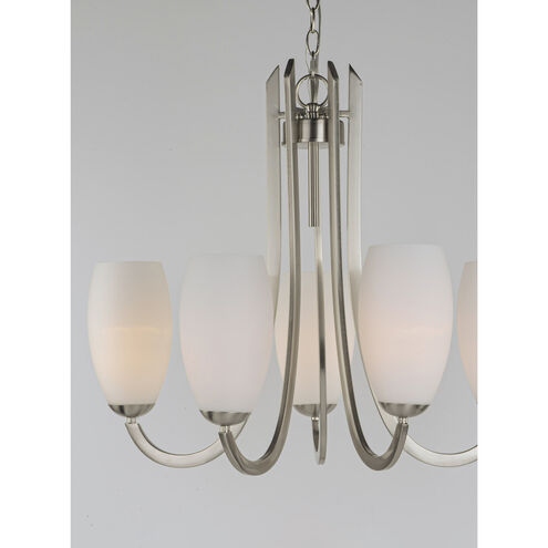 Taylor 5 Light 27.5 inch Satin Nickel Chandelier Ceiling Light