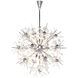 Starfire 11 Light 22 inch Polished Chrome Single-Tier Chandelier Ceiling Light