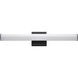 Rail 5CCT LED 24 inch Black Bath Vanity Wall Light