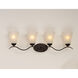 Vital 4 Light 31.5 inch Oil Rubbed Bronze Bath Vanity Wall Light