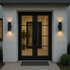 Outpost LED 22 inch Black Outdoor Wall Mount