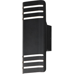 Lightray LED LED 13.25 inch Black Outdoor Wall Mount, Small