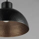 Rockport 1 Light 10 inch Black and Antique Copper Single Pendant Ceiling Light