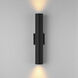 Caldera LED 20.25 inch Black Outdoor Wall Mount
