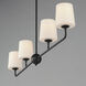 Bristol 4 Light 48 inch Anthracite Linear Pendant Ceiling Light