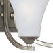 Aurora 4 Light 29.5 inch Satin Nickel Bath Vanity Wall Light