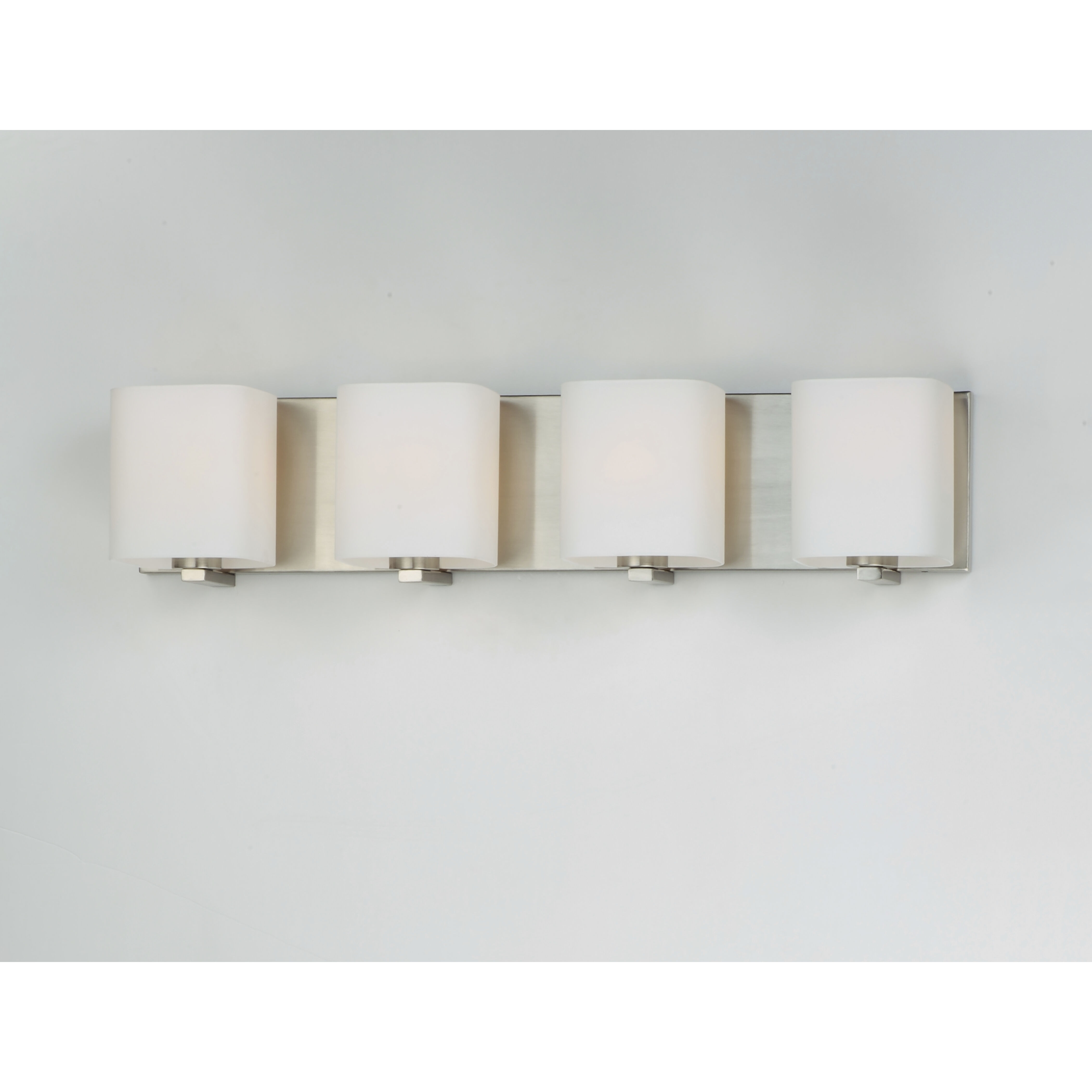Wrap 4 Light 26 inch Satin Nickel Bath Vanity Wall Light