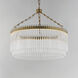 Jolie LED 24 inch Natural Aged Brass Single Pendant Ceiling Light